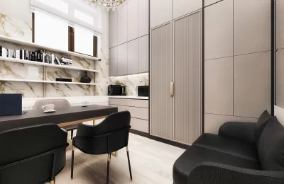Кабинет и зона отдыха для персонала · Employee Area EXCLUSIVE