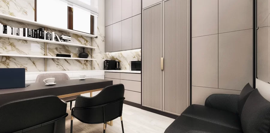 Кабинет и зона отдыха для персонала · Employee Area EXCLUSIVE